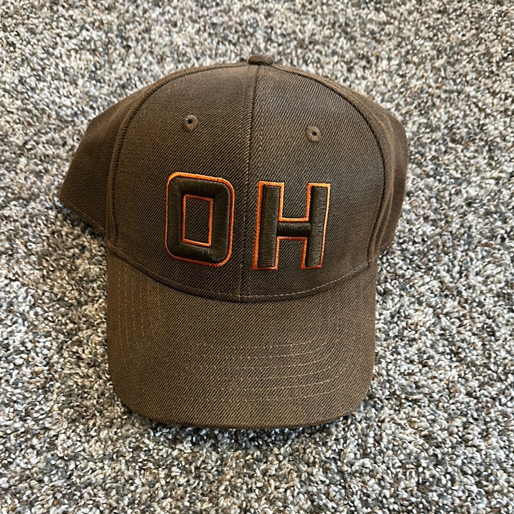 Infinity Ohio Brown Cap with Orange Embroidery OS